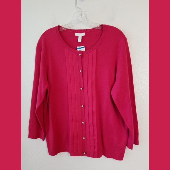 dressy pink cardigan